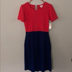 LuLaRoe Color Blocking Amelia size Small NWT